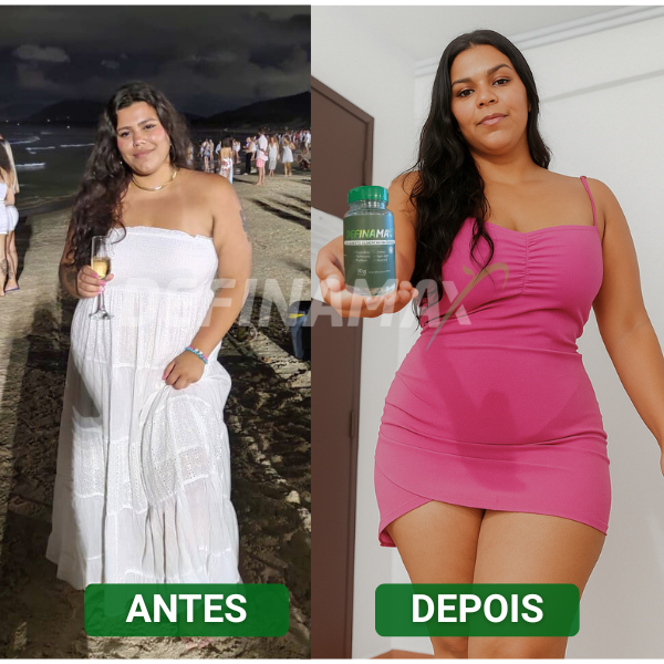 Transformação antes e depois